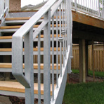 Galvanized Curved Stair & Rail